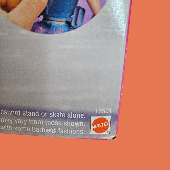 Vintage 1998 Olympic Skater Barbie Doll Nagano Winter Team USA Mattel 18501 - Picture 6 of 6
